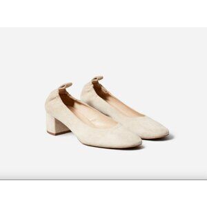 Everlane Women's Taupe Suede The Italian Leather Day Heel Sz 8